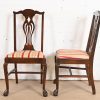 Berkey & Gay Style Antique Georgian Carved Walnut Dining Chairs, Circa 1920s - Image 9