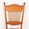 Antique American Carved Oak Pressed Back Spindle Dining Chair or Side Chair, Circa 1900 - Image 6