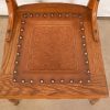 Antique American Carved Oak Pressed Back Spindle Dining Chair or Side Chair, Circa 1900 - Image 7