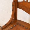 Antique American Carved Oak Pressed Back Spindle Dining Chair or Side Chair, Circa 1900 - Image 8