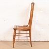 Antique American Carved Oak Pressed Back Spindle Dining Chair or Side Chair, Circa 1900 - Image 10