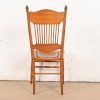 Antique American Carved Oak Pressed Back Spindle Dining Chair or Side Chair, Circa 1900 - Image 11