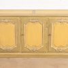 Baker Furniture French Provincial Louis XV Olive Green and Cream Lacquered Sideboard Credenza - Image 2