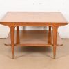 Imperial Furniture Mid-Century Modern Sculpted Walnut Two-Tier Coffee Table, Circa 1960s - Image 7