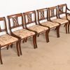 Kindel Furniture Style Regency Carved Mahogany Dining Chairs, Set of Six - Image 4