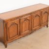 Kindel Furniture French Provincial Louis XV Solid Cherry Wood Sideboard or Bar Cabinet - Image 4