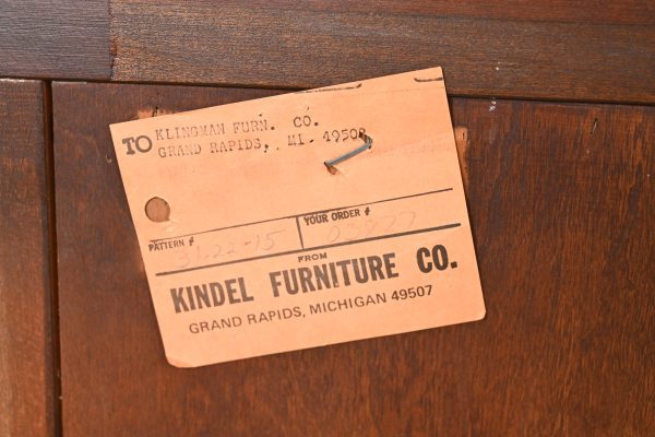 Kindel Furniture French Provincial Louis XV Solid Cherry Wood Sideboard or Bar Cabinet - Image 11