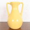Roseville Pottery Arts & Crafts Large Yellow Glazed Handled Art Pottery Jug or Vase, 1930s
