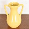 Roseville Pottery Arts & Crafts Large Yellow Glazed Handled Art Pottery Jug or Vase, 1930s - Image 2
