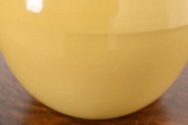 Roseville Pottery Arts & Crafts Large Yellow Glazed Handled Art Pottery Jug or Vase, 1930s - Image 7