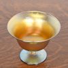 Louis Comfort Tiffany Favrile Iridescent Art Glass Footed Bowl or Compote Dish - Image 2