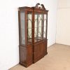Stickley Georgian Flame Mahogany Lighted Breakfront Bookcase Cabinet - Image 4