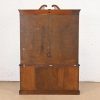 Stickley Georgian Flame Mahogany Lighted Breakfront Bookcase Cabinet - Image 11