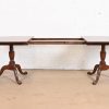 Kittinger Georgian Solid Mahogany Double Pedestal Extension Dining Table, Newly Refinished - Image 6