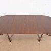 Kittinger Georgian Solid Mahogany Double Pedestal Extension Dining Table, Newly Refinished - Image 5