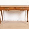 Bodart French Provincial Louis XV Cherry Wood Leather Top Writing Desk, Circa 1960s - Image 2