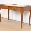 Bodart French Provincial Louis XV Cherry Wood Leather Top Writing Desk, Circa 1960s - Image 4