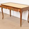 Bodart French Provincial Louis XV Cherry Wood Leather Top Writing Desk, Circa 1960s - Image 5