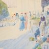 Original Signed Giovanni Geleng Abstract Cityscape Framed Watercolor Painting - Image 6