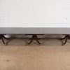 Baker Furniture Georgian Monumental Mahogany Triple Pedestal Extension Dining Table, Newly Refinished - Image 3
