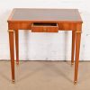 Baker Furniture French Regency Louis XVI Cherry and Gilt Wood Petite Writing Desk or Entry Table, Circa 1960s - Image 5