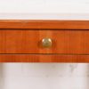 Baker Furniture French Regency Louis XVI Cherry and Gilt Wood Petite Writing Desk or Entry Table, Circa 1960s - Image 6