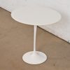 Eero Saarinen for Knoll Mid-Century Modern White Pedestal Tulip Side Table - Image 3