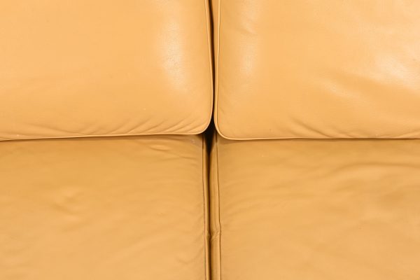 Ligne Roset Modern Yellow Leather Sofa or Loveseat - Image 6