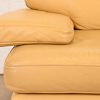 Ligne Roset Modern Yellow Leather Sofa or Loveseat - Image 7