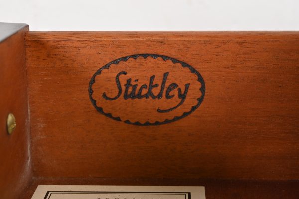 Stickley Georgian Solid Cherry Wood Nightstand or Bachelor Chest - Image 7