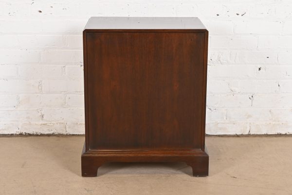 Stickley Georgian Solid Cherry Wood Nightstand or Bachelor Chest - Image 10