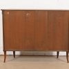 Baker Furniture Neoclassical Cherry Wood and Parcel Ebonized Sideboard or Bar Cabinet, Circa 1960s - Image 9