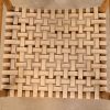 McGuire Hollywood Regency Organic Modern Bamboo and Woven Leather Club Chair - Image 7