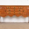 Henredon Queen Anne Solid Cherry Wood Sideboard Credenza