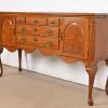 Henredon Queen Anne Solid Cherry Wood Sideboard Credenza - Image 3