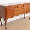 Henredon Queen Anne Solid Cherry Wood Sideboard Credenza - Image 4