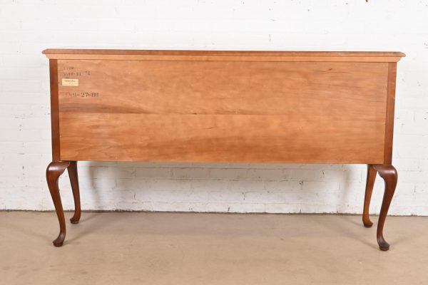 Henredon Queen Anne Solid Cherry Wood Sideboard Credenza - Image 11
