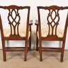 Kindel Furniture Georgian Carved Mahogany Dining Chairs, Set of Six - Image 10