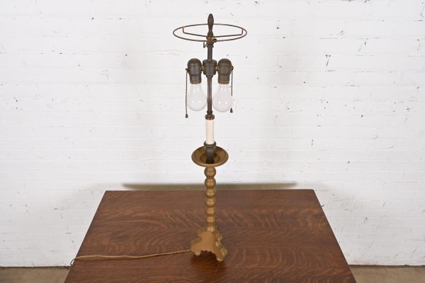 Ralph Lauren Style Mid-Century Hollywood Regency Tall Table Lamp - Image 2