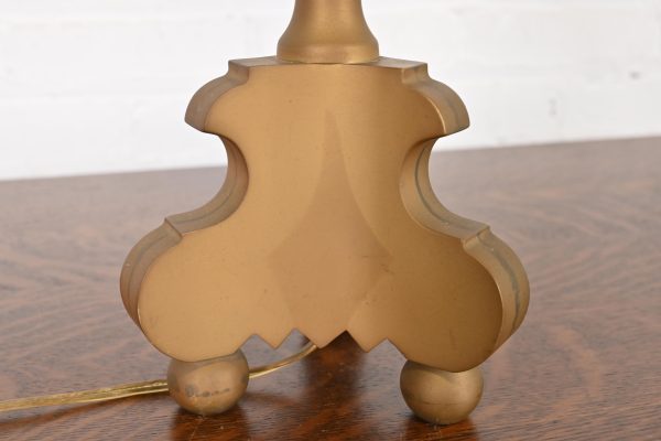 Ralph Lauren Style Mid-Century Hollywood Regency Tall Table Lamp - Image 9