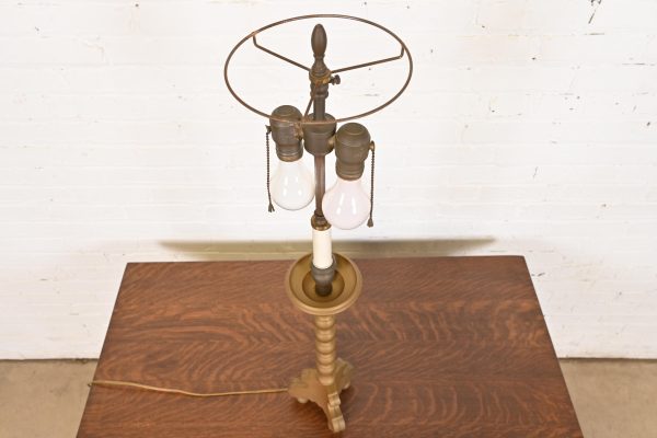 Ralph Lauren Style Mid-Century Hollywood Regency Tall Table Lamp - Image 5