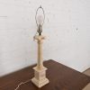 Neoclassical Italian Carrara Marble Column Tall Table Lamp, Circa 1960s - Image 3