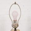 Neoclassical Italian Carrara Marble Column Tall Table Lamp, Circa 1960s - Image 4