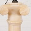 Neoclassical Italian Carrara Marble Column Tall Table Lamp, Circa 1960s - Image 5