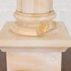 Neoclassical Italian Carrara Marble Column Tall Table Lamp, Circa 1960s - Image 7