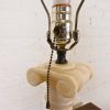 Neoclassical Italian Carrara Marble Column Tall Table Lamp, Circa 1960s - Image 8