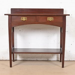 Harvey Ellis for Gustav Stickley Antique Mission Arts & Crafts Mahogany Buffet Server, Circa 1900