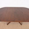Italian Provincial Carved Cherry Wood Pedestal Extension Dining Table by Emanuel Morez, Newly Refinished - Image 5