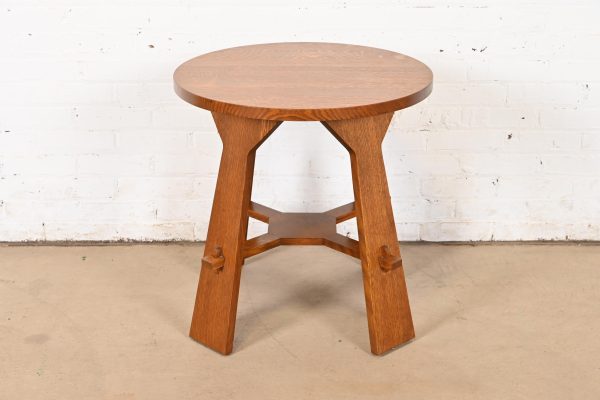 Stickley Mission Oak Arts & Crafts Lamp Table or Occasional Side Table