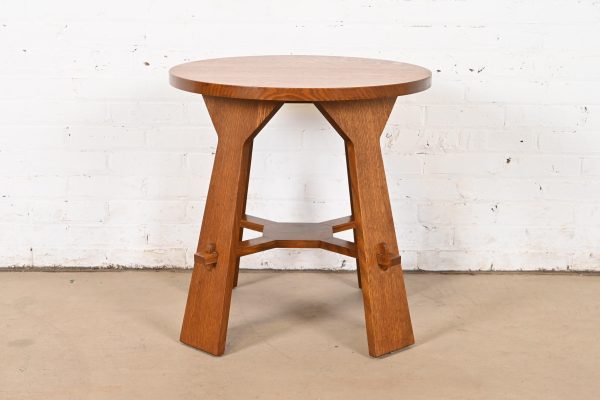 Stickley Mission Oak Arts & Crafts Lamp Table or Occasional Side Table - Image 2